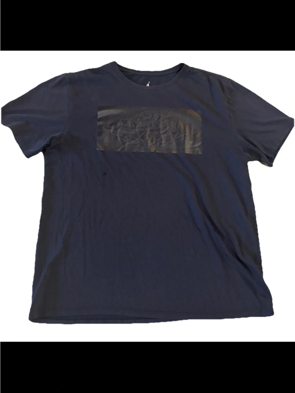 Nike Air Jordan Modern Wings Dri-Fit T-Shirt Navy Blue Men’s Size XL Jump Man